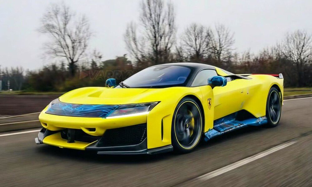 Ferrari F80 Gespot in Bold Giallo Kuramochi Tailor Made Specificatie