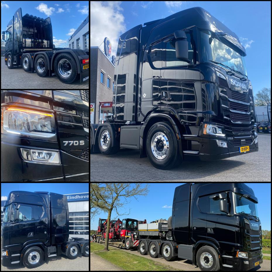 Scania 770S V8 : Het Monster op de Weg in Dienst van Boss Machinery