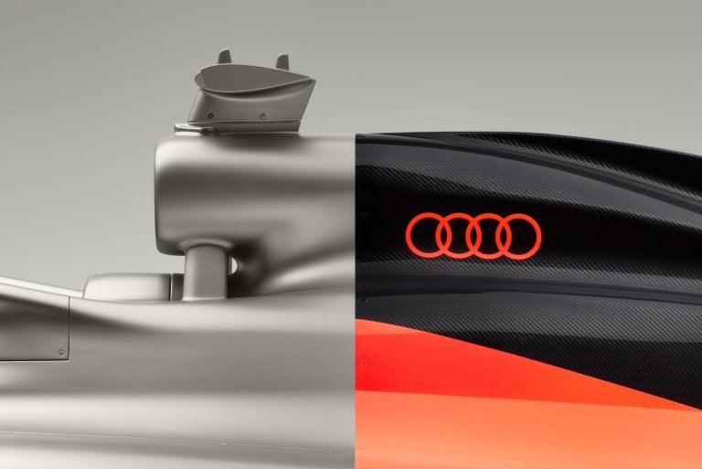 Audi laat zijn motor voor het eerst brullen voordat het in de F1 arriveert.