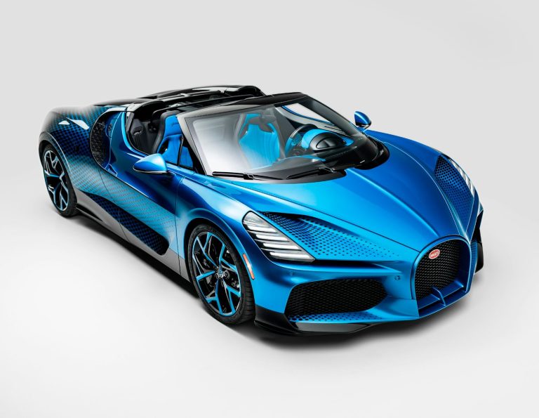 Bugatti werkt een unieke W16 Mistral af rond een natuurthema