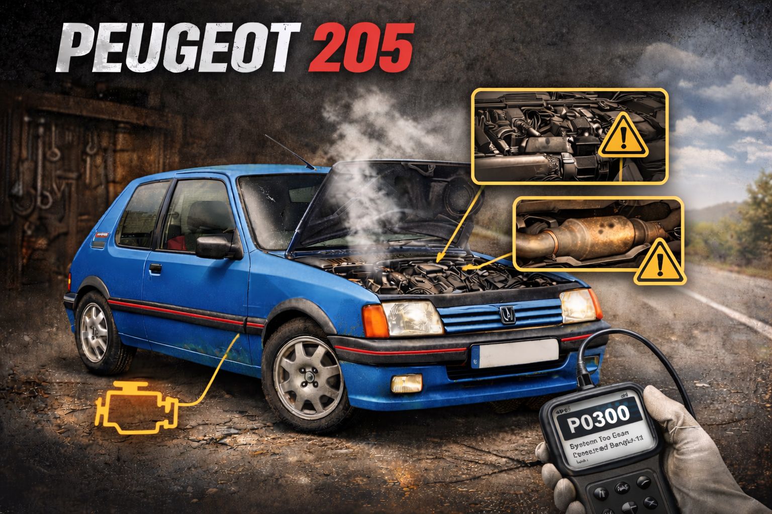 P0420 op Peugeot 205: wat betekent het?