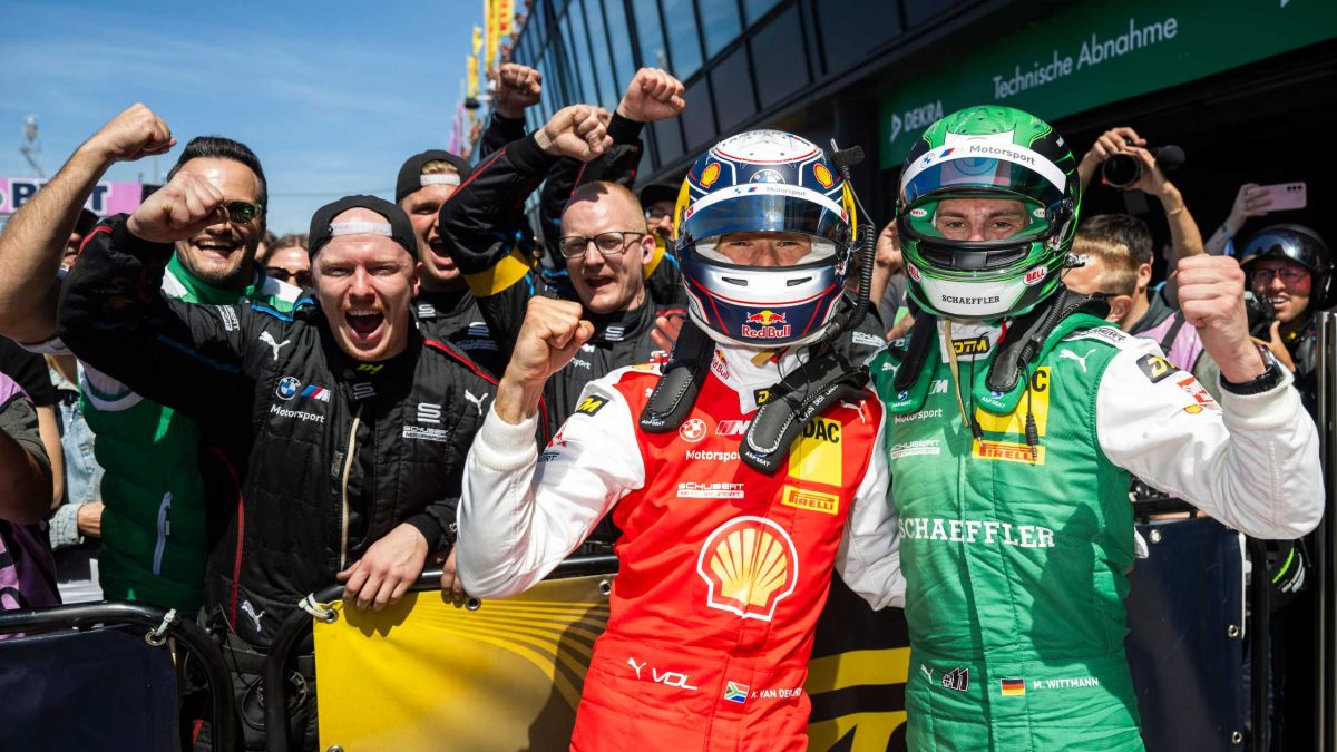 Kelvin van der Linde wint DTM-race op Zandvoort, Wittmann pakt podium na…