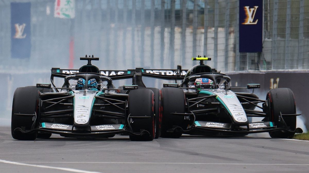 Mercedes-coureur Kimi Antonelli en George Russell botsen bijna: Wolff…
