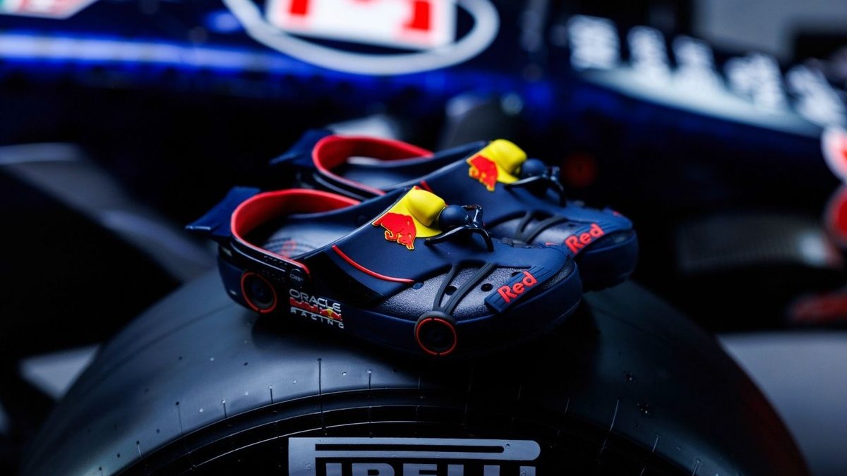 Red Bull Racing en Crocs: Formule 1 ontmoet verrassend comfort