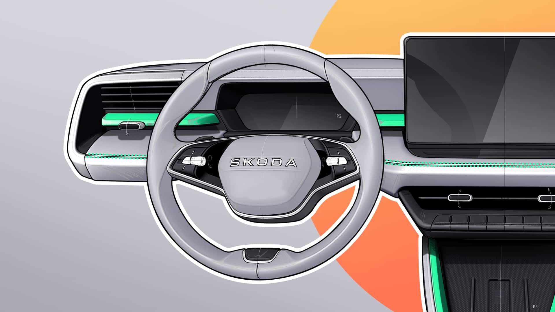 Skoda Epiq: minimalistisch interieur voor de stad image 2