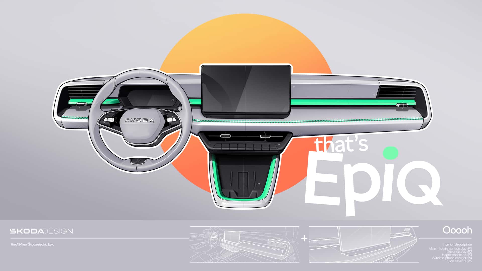 Skoda Epiq: minimalistisch interieur voor de stad image 3