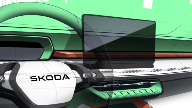 Skoda Epiq: minimalistisch interieur voor de stad