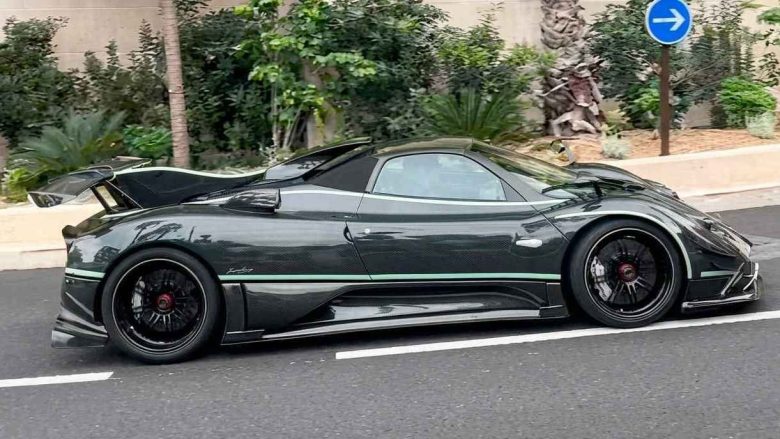 Fernando Alonso laat Pagani Zonda Diamante Verde brullen in Monaco