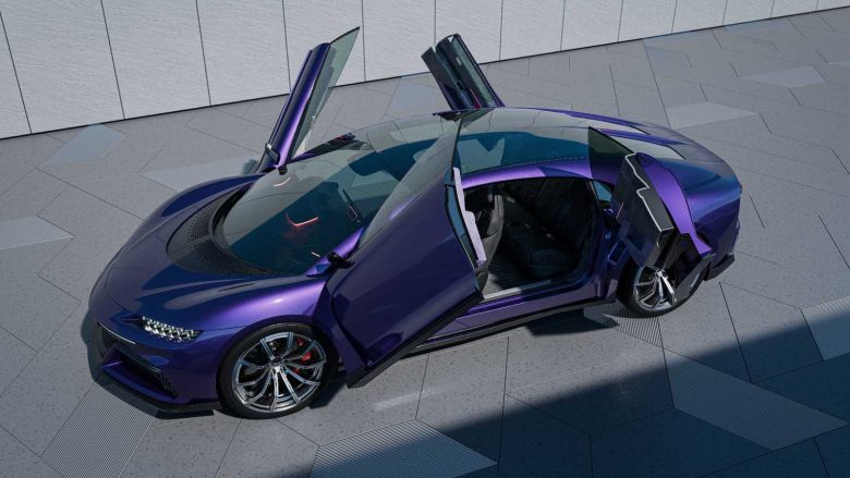 Chinese hypercar belooft 3000 pk en 550 km/u